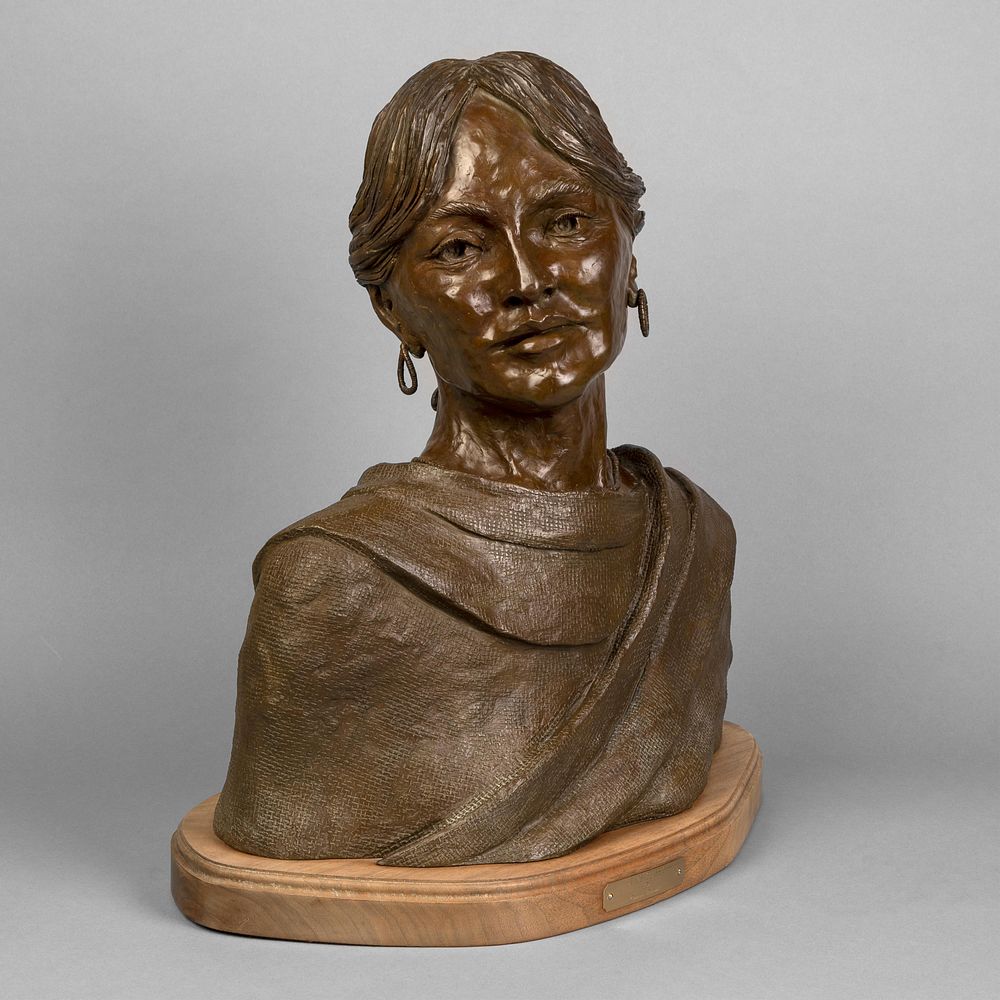 Appraisal: Mary Scholes Bryan Forsyth Untitled Indian Woman Bust Mary Scholes