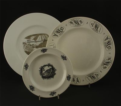 Appraisal: A collection of Wedgwood plates designed by Rex Whistler comprising