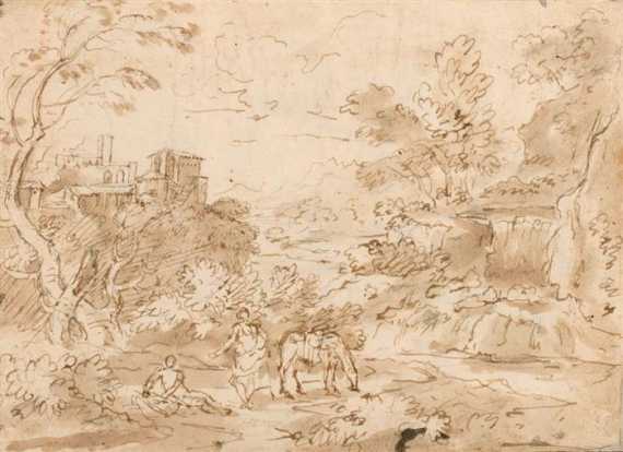 Appraisal: DUGHET GASPARD GASPARD POUSSIN - Rome circle of Italian landscape