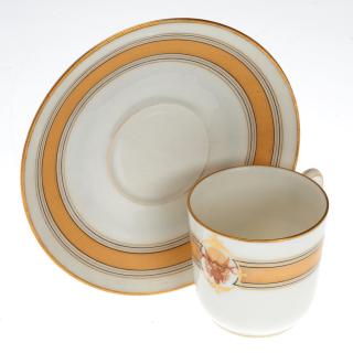 Appraisal: U S Grant White House china demitasse and saucer U