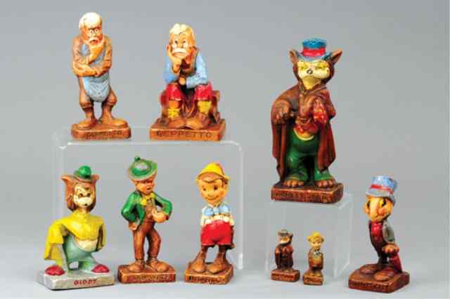 Appraisal: GROUPING OF SYROCO FIGURES Walt Disney Prod c 's varied