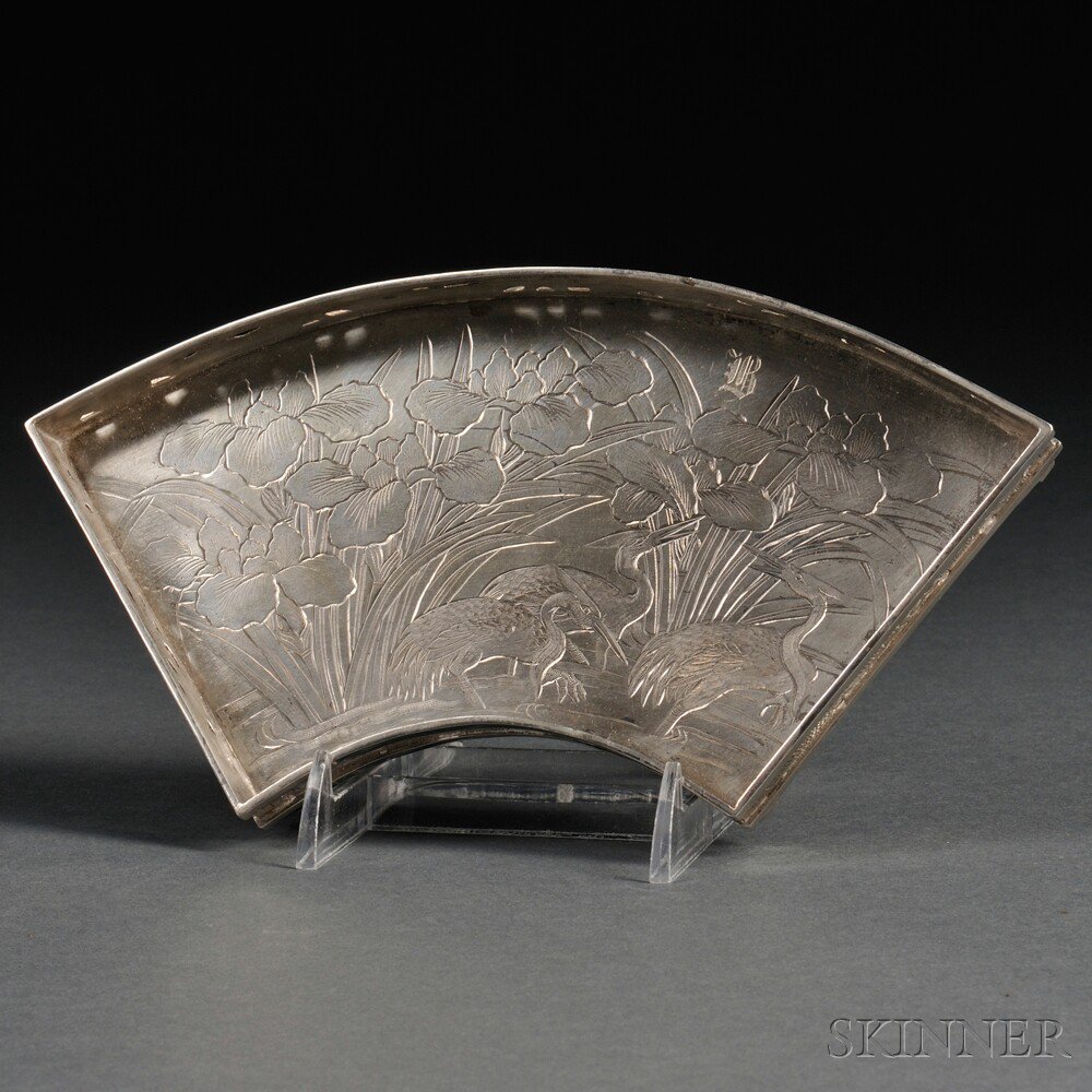 Appraisal: Export Silver Tray China early th century by Wang Hing