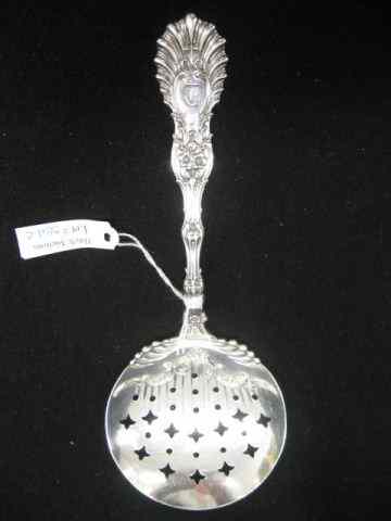 Appraisal: Whiting ''Radiant'' Sterling Silver Ice Spoon circa scarce Victorian server