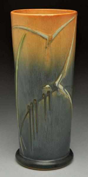 Appraisal: Rare Roseville Futura Seagull Vase Marked with original black Roseville