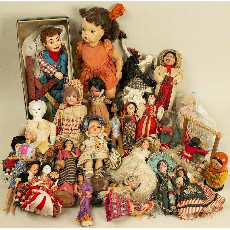 Appraisal: Lot of pcs World Ethnic Dolls Lot of assorted world