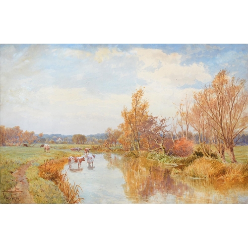 Appraisal: Thomas Pyne - - Cattle Watering in a River signed