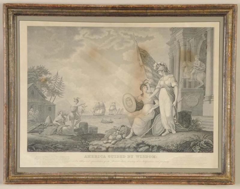 Appraisal: Engraving and Mezzotint After John J Barralett Description Early th