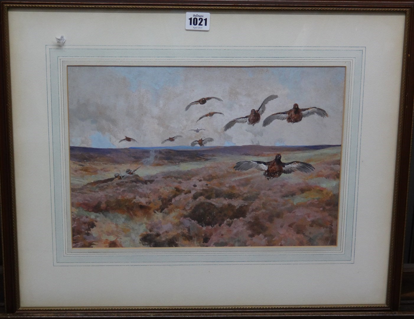 Appraisal: Arthur Wardle - The Grouse Drive watercolour and gouache signed