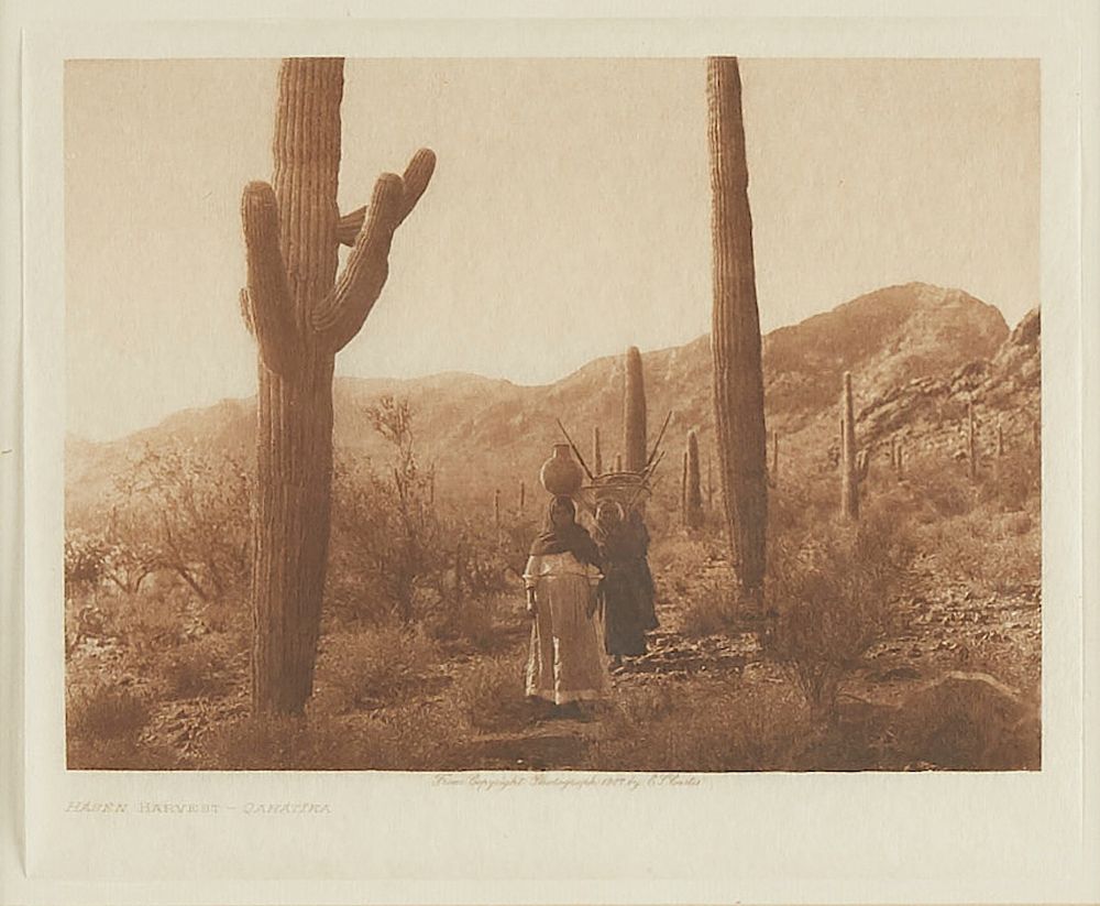 Appraisal: Grp Edward Curtis Photographs Group of two photographs by Edward