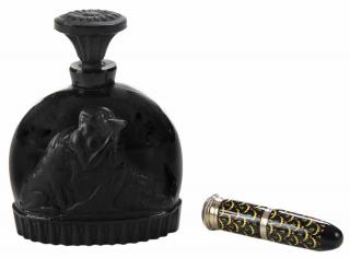 Appraisal: Moiret's Circe Perfume Bottle with Vinaigrette French early th century