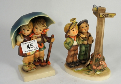 Appraisal: Goebel Figures Crossroads Limited Edition and a further figure of