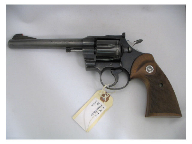 Appraisal: Colt Officer Match Target cal revolver wood grips serial all