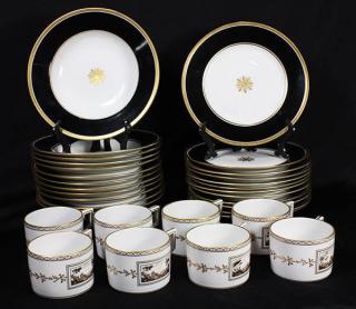 Appraisal: lot of Richard Ginori partial dessert service lot of Richard