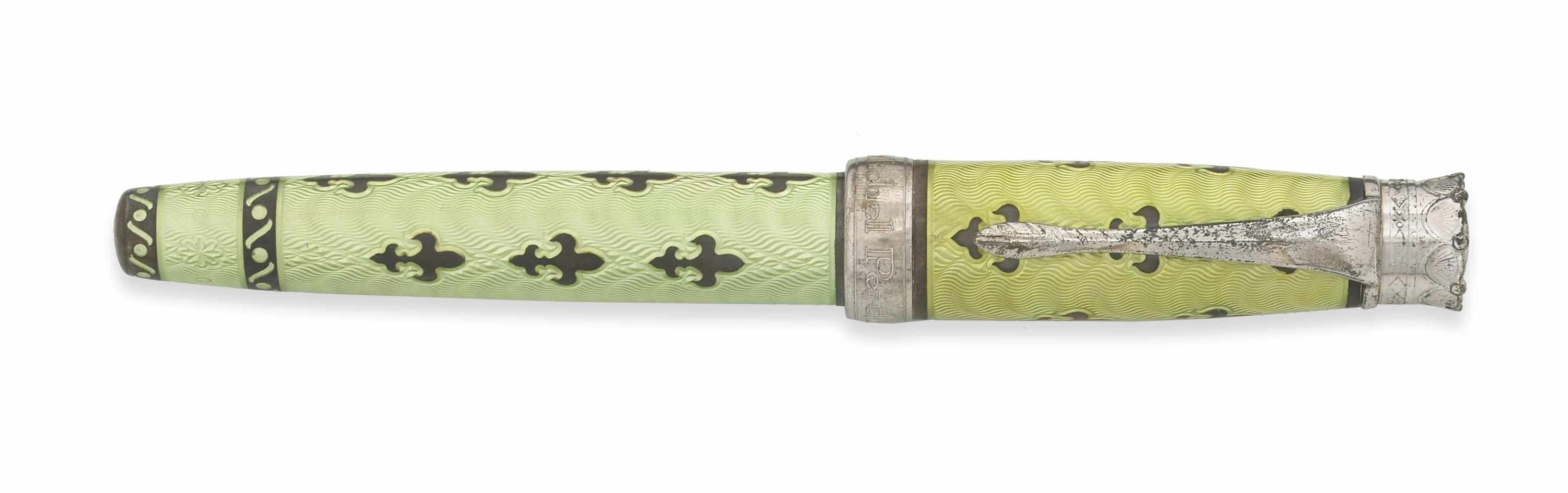 Appraisal: Michel Perchin Fleur de Lys Limited Edition Fountain Pen Translucent