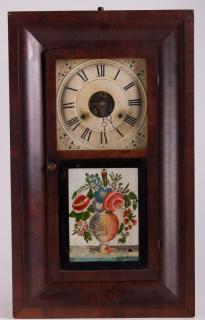 Appraisal: Seth Thomas Ogee Mantle Shelf Clock Mahogany wood molding with