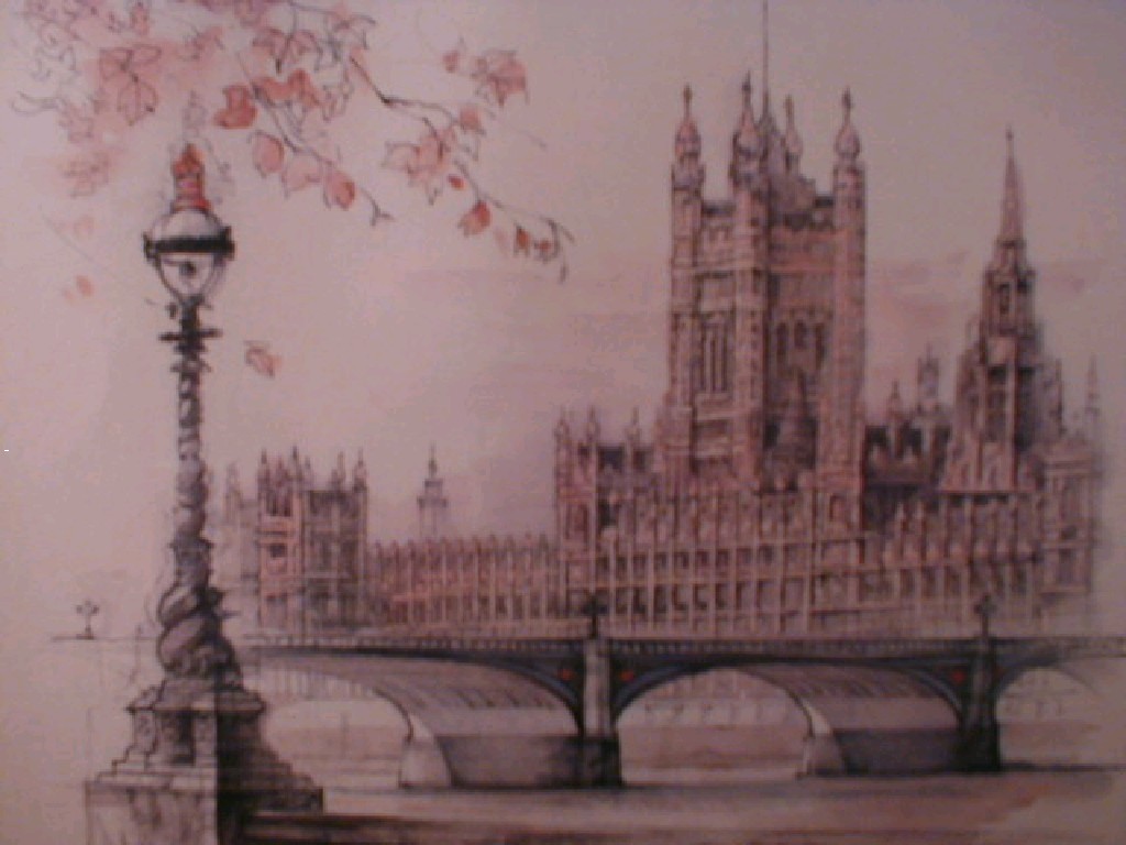 Appraisal: Three modern colour prints of London scenes