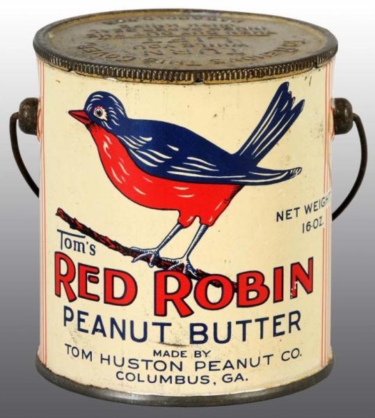 Appraisal: Red Robin Peanut Butter Pail Description Red Robin brand from