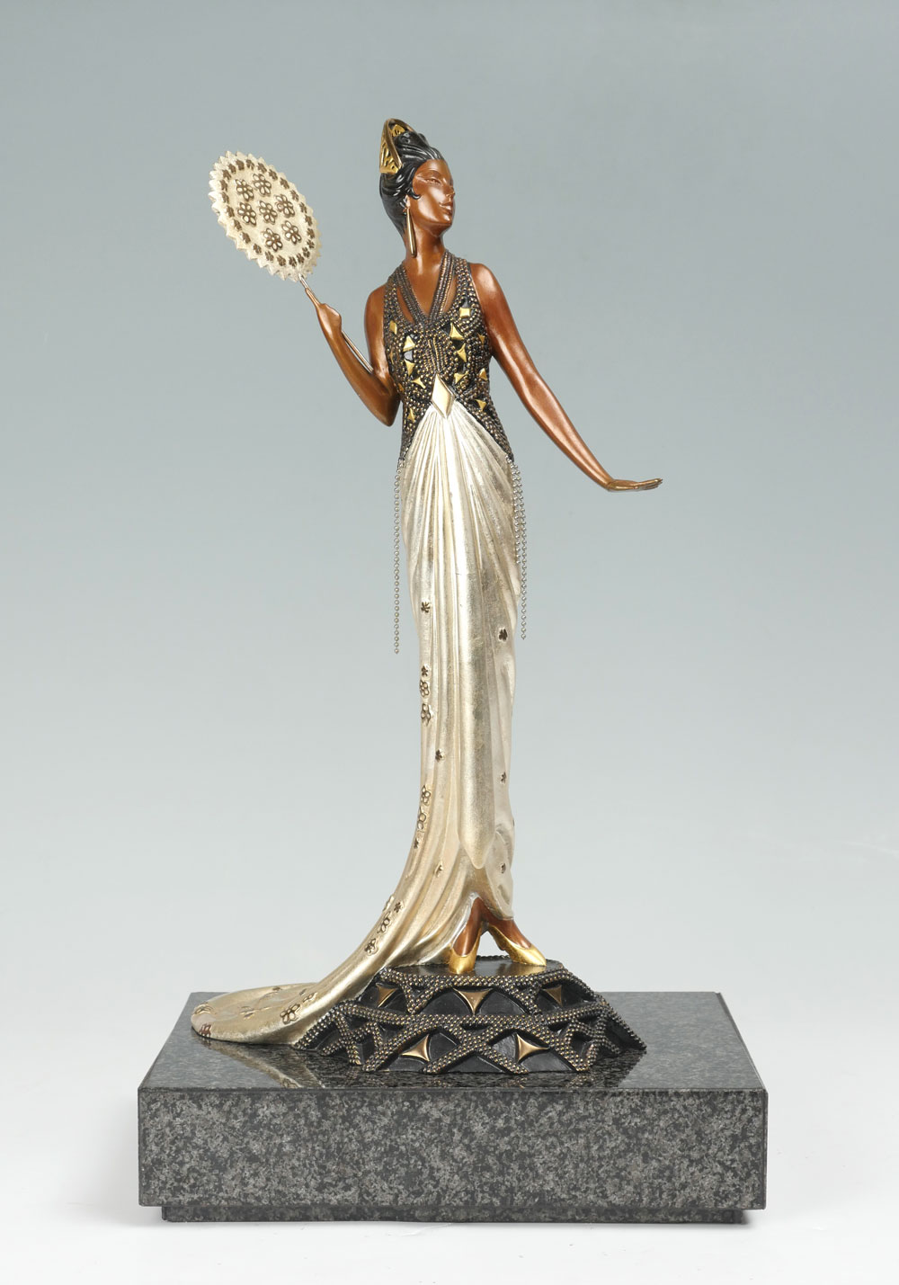 Appraisal: ERTE ''FEDORA'' BRONZE Erte Romain de Tirtoff Russia France -