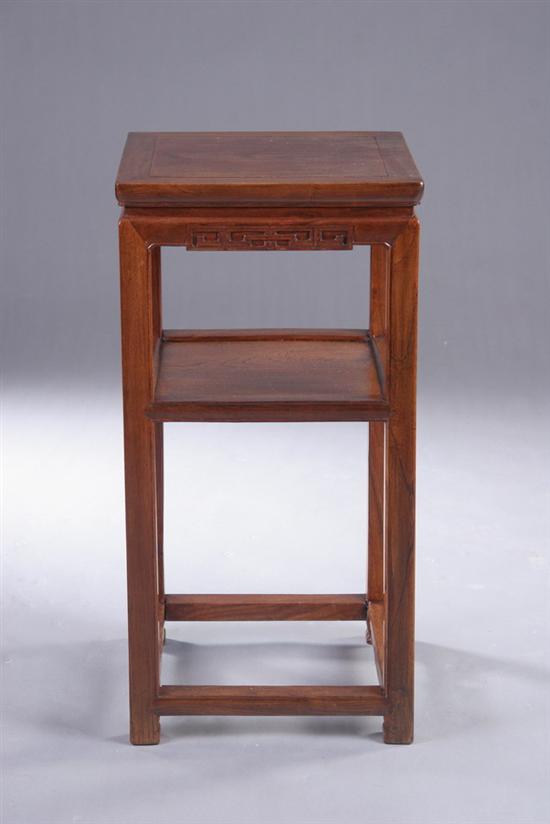 Appraisal: CHINESE BEECHWOOD STAND Shanxi province th century The square top