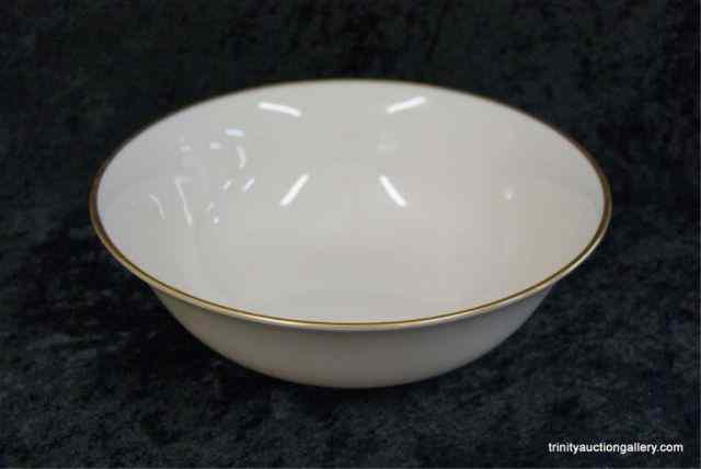 Appraisal: Lenox China '' Round Vegetable BowlIn excellent condition from a