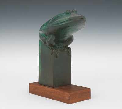 Appraisal: William Mozart McVey American - Gree-Deep Cast bronze with verdigris