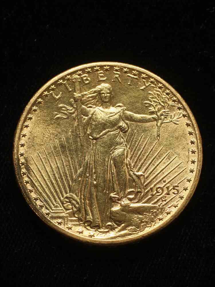 Appraisal: COIN - St Gaudens gold coin S From a vaulted