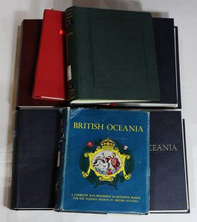 Appraisal: lot of British Oceania housed in seven albums lot of