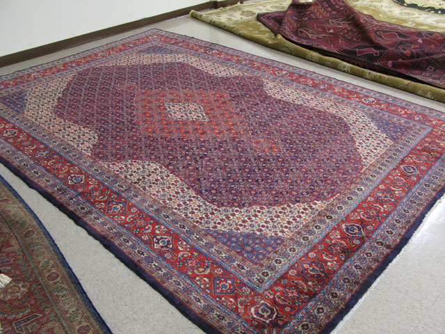 Appraisal: PERSIAN SAROUK CARPET overall Herati floral motif filling the red