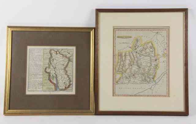 Appraisal: W H Toms after J BadesladeA Map of Gloucestershirehand coloured