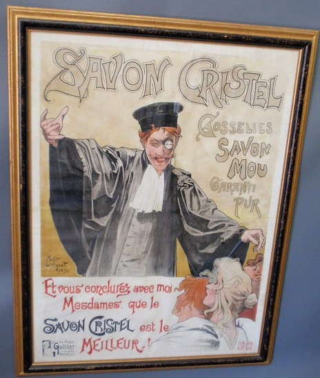 Appraisal: French poster Savon Cristel by Privat Livemont x