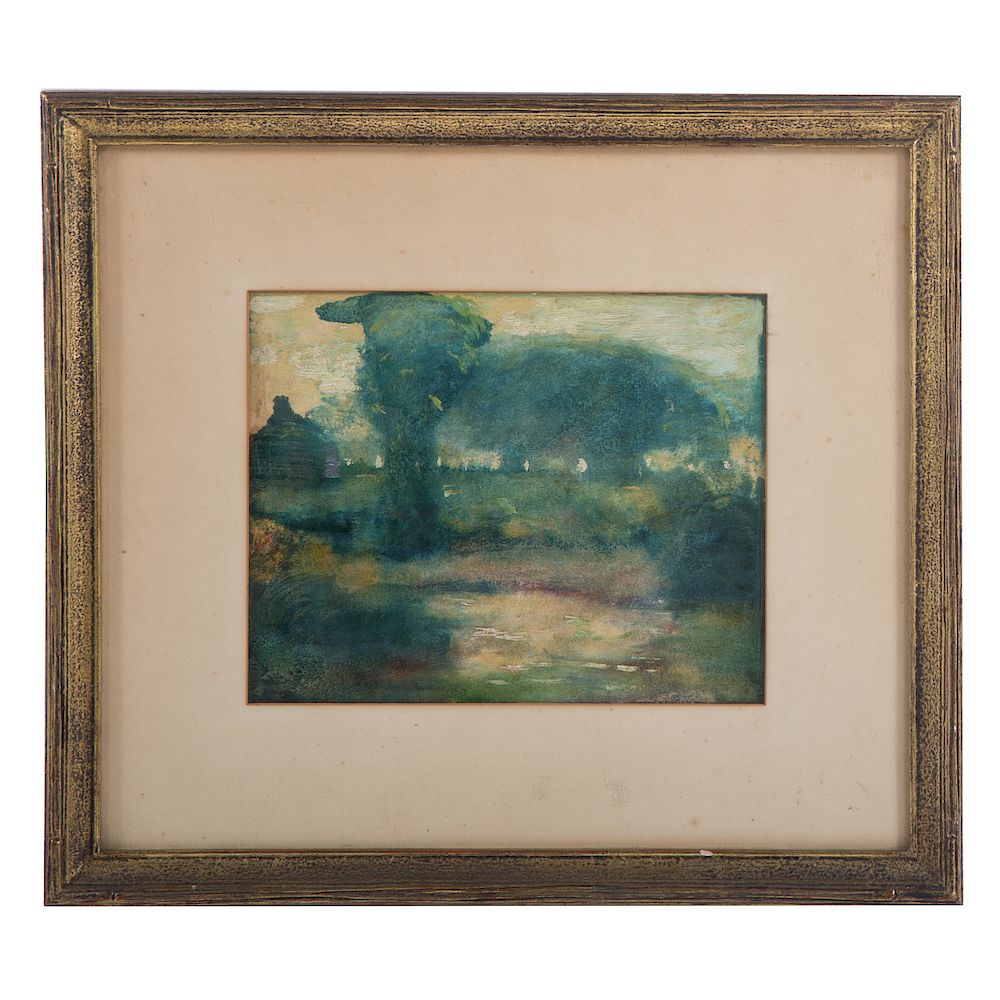 Appraisal: Ernest Lawson Impressionist Landscape American - Oil on paper signed