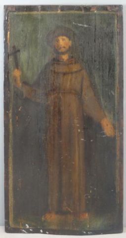 Appraisal: Russian Oil on Wood of a Saint From an East