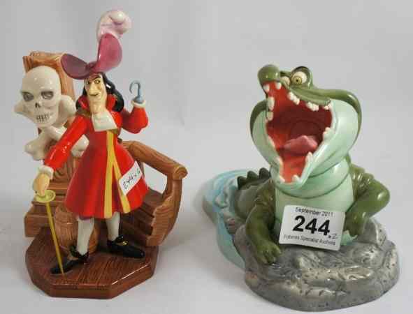 Appraisal: Royal Doulton Peter Pan Figures Tic Toc Crocodile PAN and