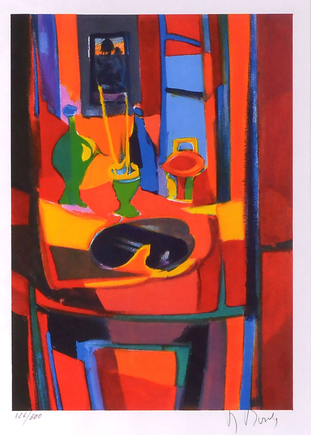 Appraisal: MOULY Marcel French - ''Nature Morte a La Palette Noir''