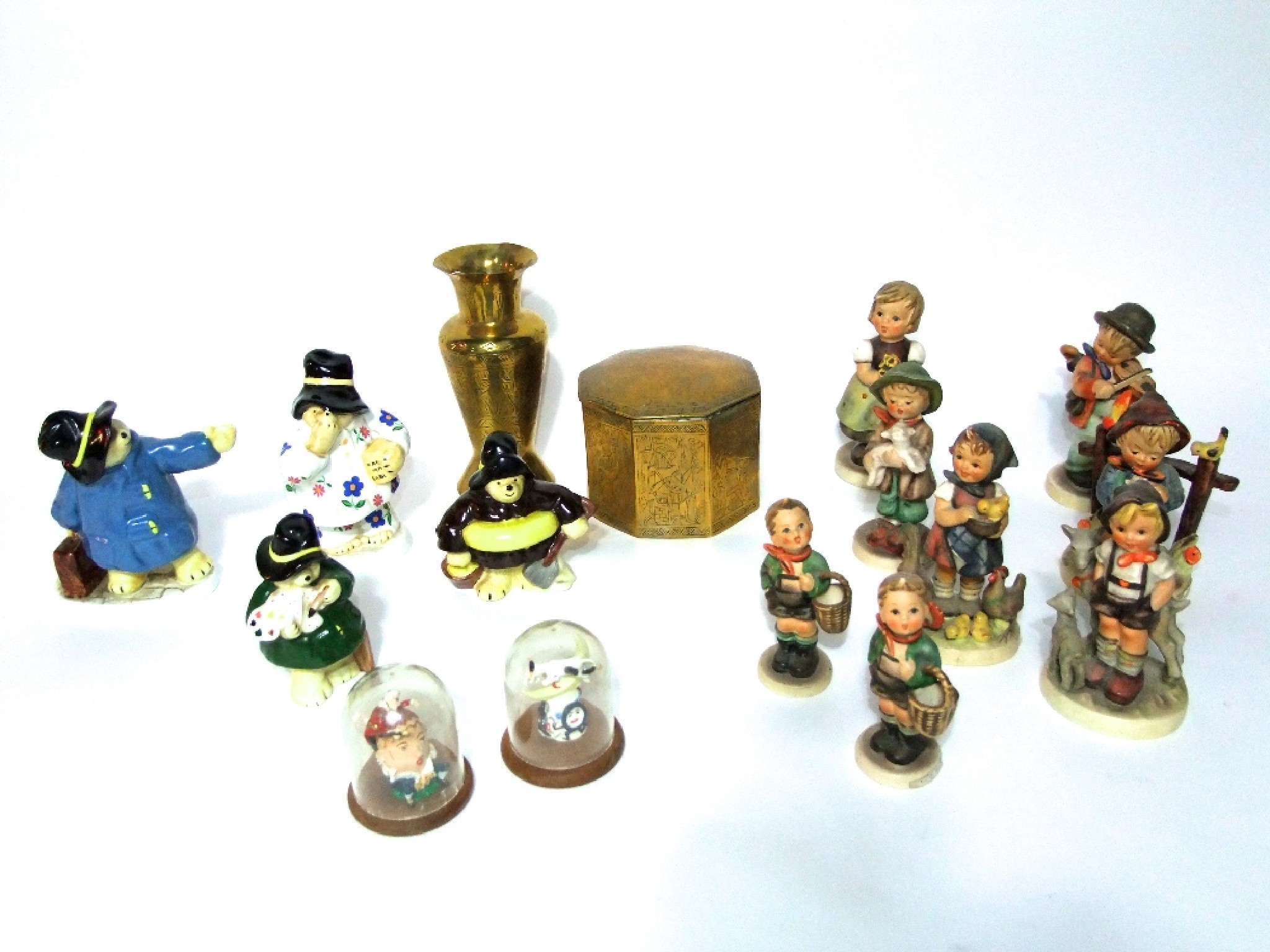 Appraisal: A collection of Hummel figures of children including little girl