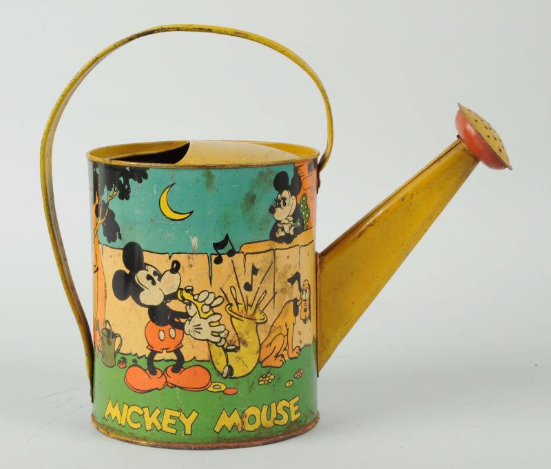 Appraisal: Tin Litho Mickey Mouse Watering Pot Made by Ohio Art