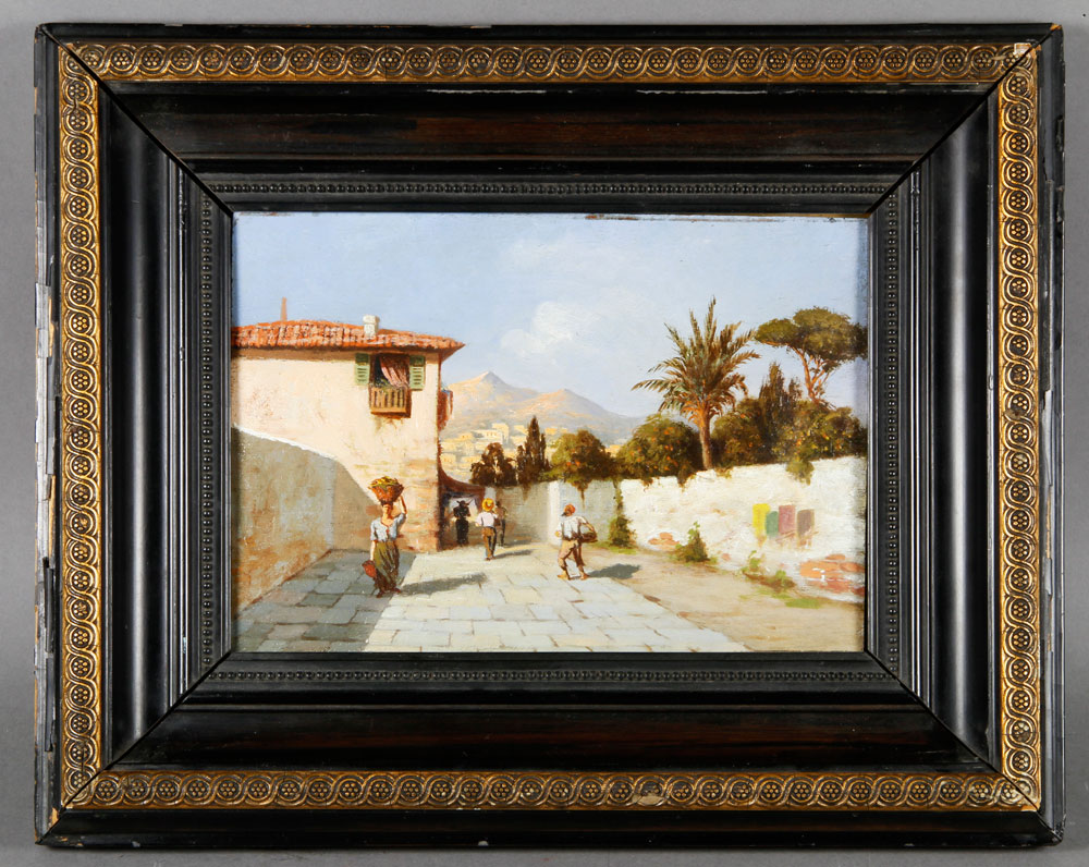 Appraisal: A - North African Village Scene O P Attributed to