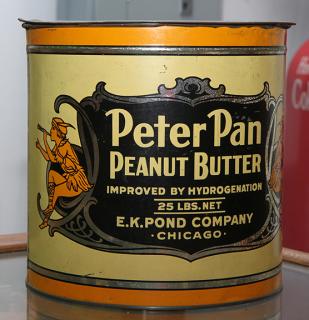 Appraisal: Peter Pan peanut butter lb tin on a point scale