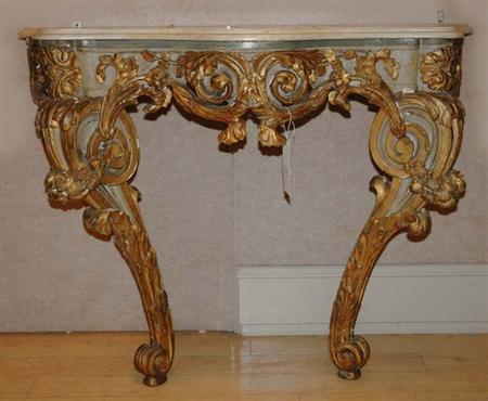 Appraisal: Louis XV Style Painted Console Estimate -