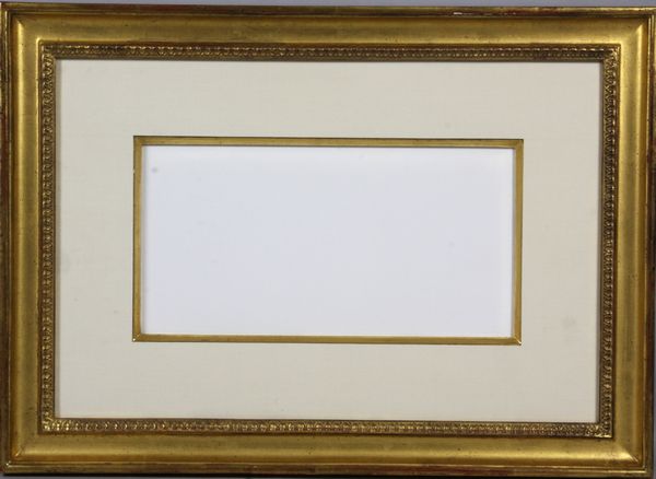 Appraisal: Late th Century gold-leaf frame x overall x opening x