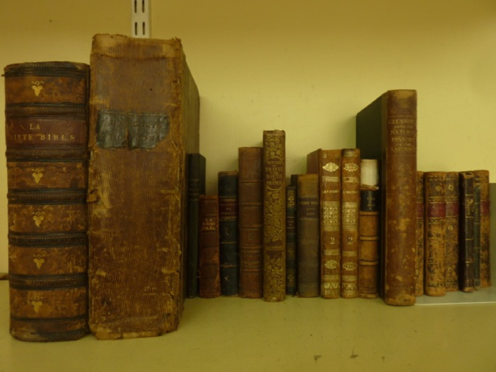 Appraisal: A collection of th century and later leather bound books