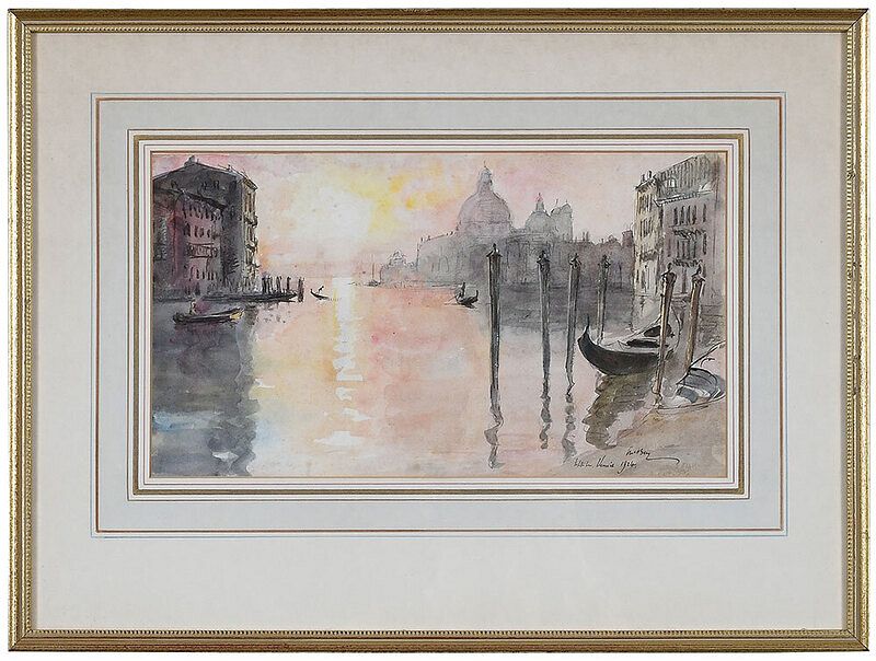 Appraisal: James McBey Scottish - September Venice signed lower right Mcbey