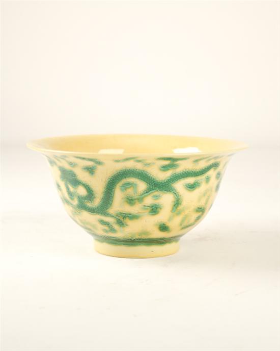 Appraisal: A Possible th C Chinese Porcelain Bowl with Imperial yellow