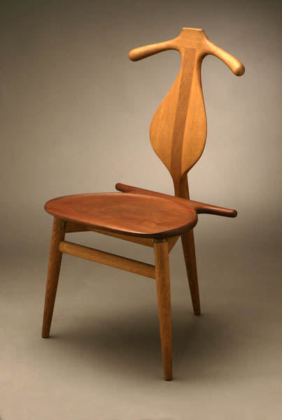 Appraisal: Hans Wegner Johannes Hansen Valet chair PP Hans Wegner Johannes