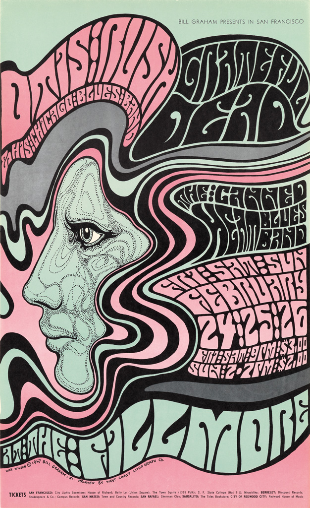 Appraisal: VARIOUS ARTISTS PSYCHEDELIC CONCERT Group of posters - Sizes vary