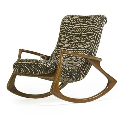 Appraisal: VLADIMIR KAGAN Contour rocking chair Condition Report