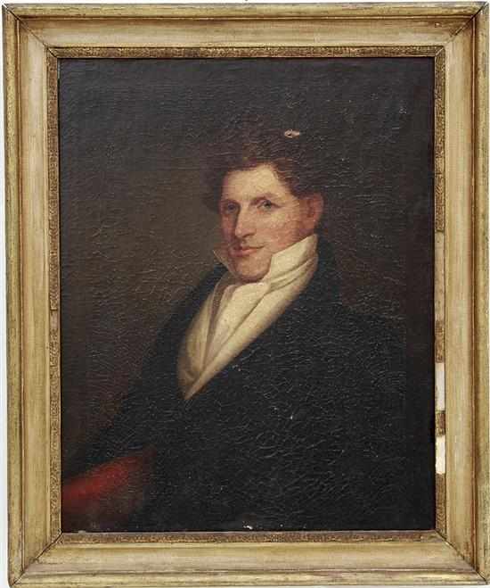 Appraisal: Thomas Sully follower of Pennsylvania England - PORTRAIT OF A