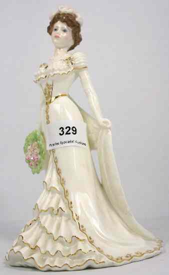 Appraisal: Coalport Figure Charlotte A Royal Debut Limited edition for Compton