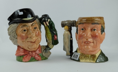 Appraisal: Royal Doulton Large Character Jug The Auctioneer D and The