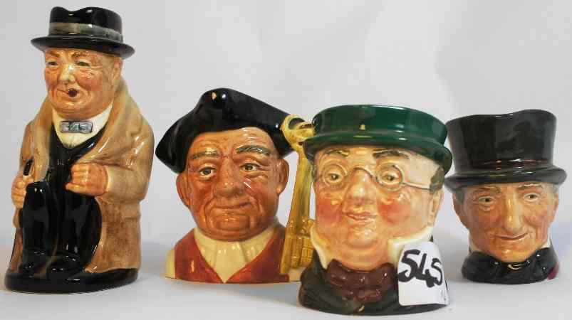 Appraisal: Royal Doulton Small Character Jugs Mr Pickwick John Peel D